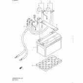 Схема вузла: Акумулятор для Suzuki GSR600