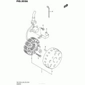 Схема вузла: Статор & Ротор для Suzuki RM-Z450