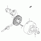 Схема вузла: Статор & Ротор (Dr-z400y/k1/k2/k3/k4) для Suzuki DR-Z400 DR-Z400