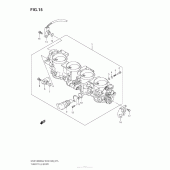 Схема узла: Throttle Body (Gsx1300R L2 E33) для Suzuki GSX1300 Hayabusa