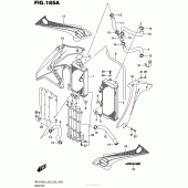 Схема узла: Радиатор для Suzuki RM-Z450