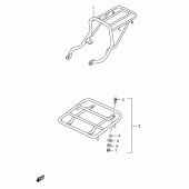 Схема вузла: Багажник (Opt) для Suzuki TS125