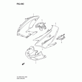 Схема вузла: Передній бічний обтічник (Model k6) для Suzuki DL1000 V-Strom