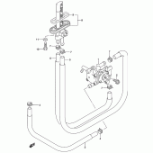 Схема вузла: Паливний кран Suzuki GS500