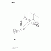 Схема вузла: Лапка гальма для Suzuki RM-Z250