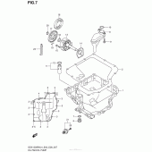 Схема узла: Масляный насос & Поддон для Suzuki GSX1300 Hayabusa