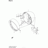 Схема вузла: Кожух фари для Suzuki VL800 Boulevard C50 BOSS
