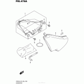 Схема вузла: Бардачок для Suzuki VZ800 Boulevard M50