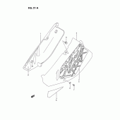 Схема вузла: Бічні панелі (Model p/r/s) для Suzuki RM125