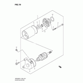 Схема узла: Стартер электрический для Suzuki DR200 DR200SE
