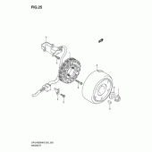Схема вузла: Статор & Ротор для Suzuki DR-Z400 DR-Z400SM