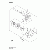 Схема вузла: Водяний насос Suzuki GSX-R1000