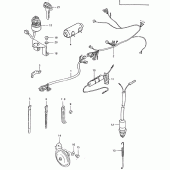 Схема вузла: Електропроводка Suzuki TS125
