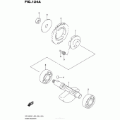 Схема вузла: Балансувальний вал для Suzuki DR-Z400 DR-Z400S