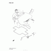 Схема вузла: Паливний бак (Vl800 E33) для Suzuki VZ800 Boulevard M50