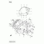 Схема узла: Крышки картера для Suzuki GZ250 Marauder