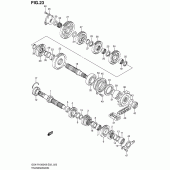 Схема узла: Трансмиссия для Suzuki GSX-R1000