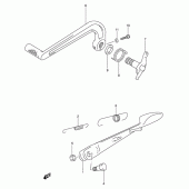 Схема вузла: Підставка для Suzuki GSX250 Across