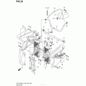 Схема узла: Радиатор (Dr-Z400Sl3 E28) для Suzuki DR-Z400 DR-Z400S