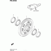 Схема вузла: Демпферна муфта для Suzuki AN650 Burgman (EU analogue of SkyWave)