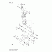 Схема вузла: Важіль прогресії (E33) для Suzuki GSX-R750