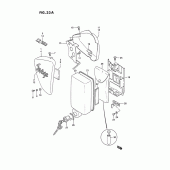 Схема вузла: Бічні панелі (Model m/r) для Suzuki LS650 Savage
