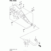Схема узла: Выхлопная система для Suzuki DR200 DR200S