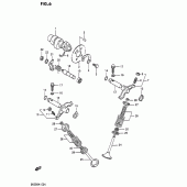 Схема узла: Распредвал & Клапан для Suzuki DR200 DR200