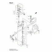 Схема узла: Задний тормозной цилиндр для Suzuki DR-Z400 DR-Z400S
