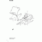 Схема узла: Нижний обтекатель (Gs500fhk9) для Suzuki GS500