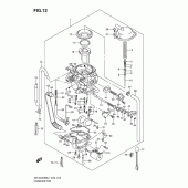 Схема узла: Карбюратор для Suzuki DR-Z400 DR-Z400SM