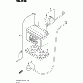 Схема вузла: Акумулятори (Gsx-R1000Al6 E33) для Suzuki GSX-R1000
