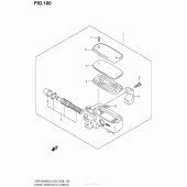 Схема узла: Передний тормозной цилиндр для Suzuki VZR1800 Boulevard M109R B.O.S.S