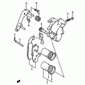 Схема узла: Передний тормозной суппорт для Suzuki DR800