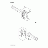 Схема узла: Пульт управления рулевой (An650k6/k7/k8/k9/l0) для Suzuki AN650 Burgman (EU analogue of SkyWave)