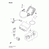 Схема вузла: Електроустаткування (Gsx1300rl1 e14) для Suzuki GSX1300 Hayabusa