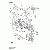 Схема вузла: Карбюратор (Gs500fh p28) для Suzuki GS500