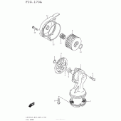 Схема вузла: Масляний насос Suzuki LS650 Boulevard S40