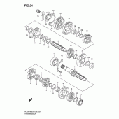 Схема узла: Трансмиссия для Suzuki VL800 Boulevard C50T