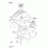 Схема вузла: Паливний бак (Sv650sl2 e2) для Suzuki SV650