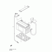 Схема вузла: Акумулятор (Gsx650ful1 e21) для Suzuki GSX650