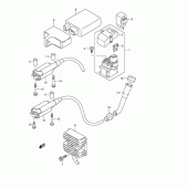 Схема вузла: Електроустаткування для Suzuki VZ800 Marauder