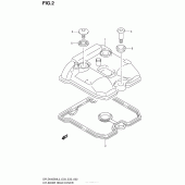 Схема узла: Клапанная крышка для Suzuki DR-Z400 DR-Z400SM