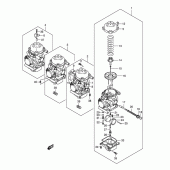 Схема вузла: Карбюратор для Suzuki GSF650 Bandit S