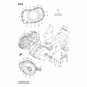 Схема вузла: Кришки картера для Suzuki VLR1800 Intruder C1800R/Boulevard C109R