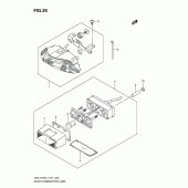 Схема узла: Задний фонарь (Стоп-сигнал) для Suzuki GSX-R750