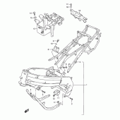 Схема вузла: Рама (Model m) для Suzuki RGV250
