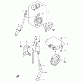 Схема вузла: Електроустаткування для Suzuki DR650 DR650SE