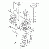 Схема узла: Карбюратор для Suzuki DR800