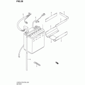 Схема вузла: Акумулятор для Suzuki LS650 Boulevard S40